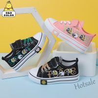 【hot sale】 ⊙✓ C19 Kids Shoes Childrens Canvas Shoes Soft Breathable And Soft Bottom 2 Colors For 3-18 Years Kasut Lelaki Dan Perempuan