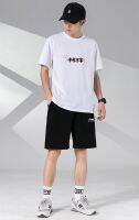 Li-Ning suit mens 2022 summer new white breathable short sleeve loose casual T-shirt running sportswear