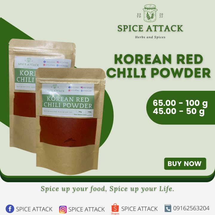 Korean Red Chili Powder Herbs & Spices Spice Attack Lazada PH
