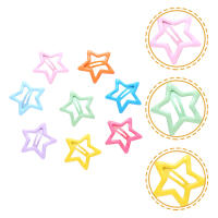 ETEREAUTY 20pcs Star Shape Hair Clips Hair Clasp Hair Barrettes Star Shape Hair Hair Pins