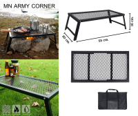 ? โต๊ะ Camping โต๊ะเหล็กพับได้ สำหรับใช้ในกิจกรรมกลางแจ้ง ✨️โต๊ะเหล็กพับได้ โต๊ะพื้นตะแกรงเหล็กใช้งานได้อเนกประสงค์ ?