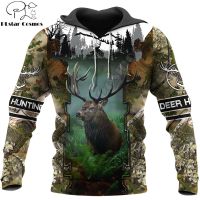 Animal Deer Hunting Door 3D Printed Men Hoodies Harajuku Fashion Sweatshirt Unisex Casual Pullover sudadera hombre DW076