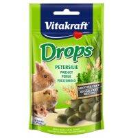 ขนมกระต่าย ขนมหนู เพื่อสุขภาพ ย่อยง่าย เสริมวิตามิน สำหรับ (75g) Vitakraft Drops parsley ส่งไว