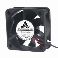 5PCS Gdstime DC 12V 2 Pin 50mm Ball Bearing 50x50x20mm Small PC CPU Cooling Fan Heat sink Cooler Heatsinks