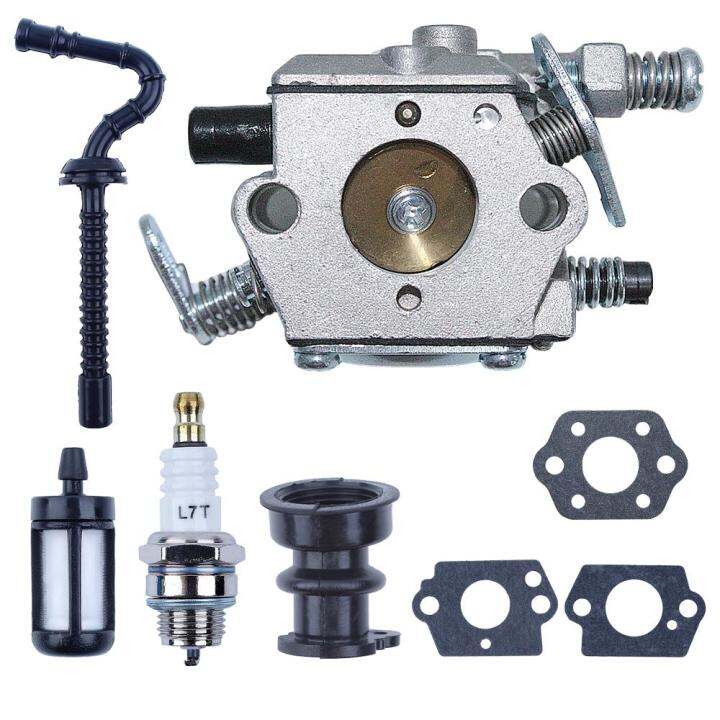 คาร์บูเรเตอร์ Carb ปะเก็นการใช้ท่อกรอง Spark Plug สำหรับ Stihl Ms250