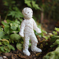 ฮาโลวีน Miniature Mummy Figurine Fairy Garden MINI ตัวเลขโครงกระดูก Ghost เรซิ่นเครื่องประดับ DIY กลางแจ้งชุด-gnxk