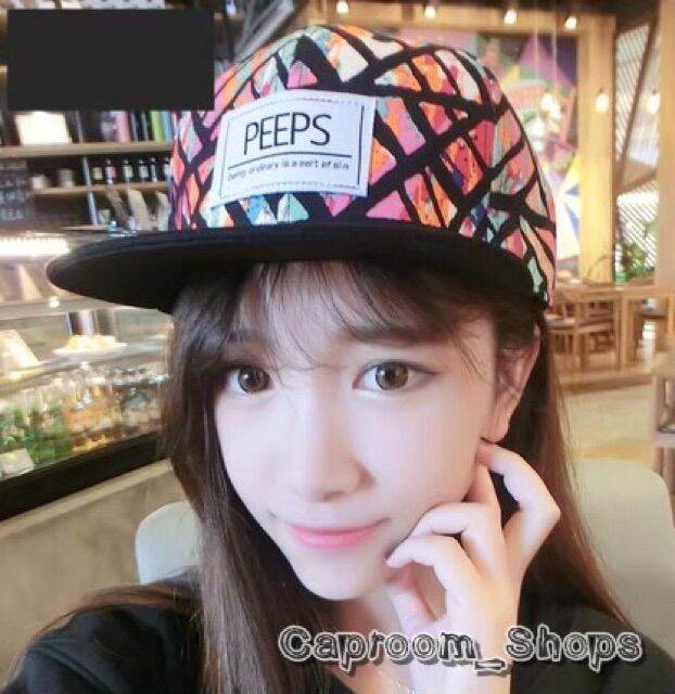 cap-peeps-หมวกเบสบอล-hat-หมวกกันแดด-หมวกแฟชั่น-สไตล์เกาหลี-พร้อมส่ง