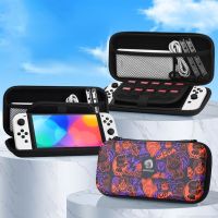 【lz】☒  Para Nintendo Switch Caso OLED Acessorie Capa Protetora Shell Duro Saco De Armazenamento Dos Desenhos Animados Para Switch Console Jogo Viagem Portátil