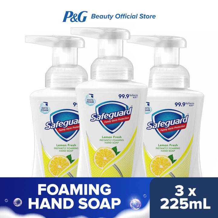 Safeguard Lemon Fresh Foaming Hand Soap Bottle 225ml Trio♣ Lazada Ph