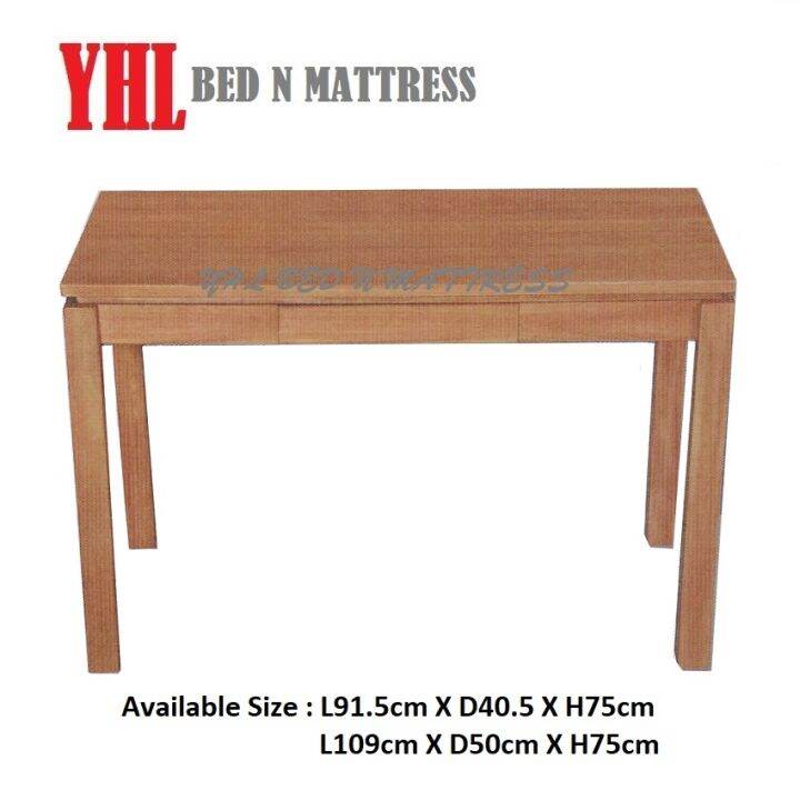 YHL Solid Mahogany Wood Writing Table / Study Desk / Console Table