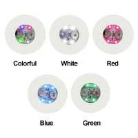 10pcs Colorful LED Coaster Cup Sticker Battery Powered Color Changing Party Decor Foam Core Board 3 Modes LED Mug Mat Bottle Pad