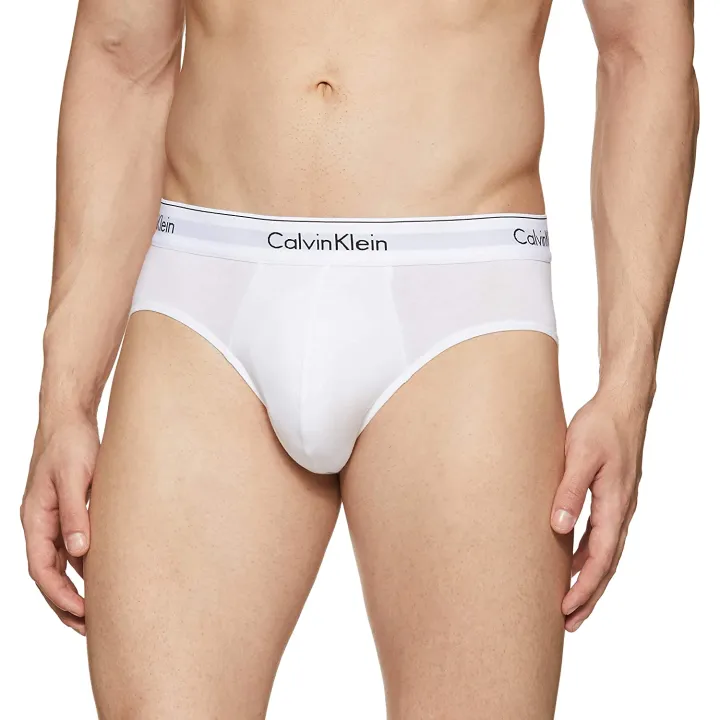 2 pcs Calvin Klein CK Men's Underwear Brief #1890 (White) | Lazada Singapore