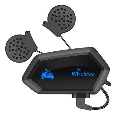 M01 Motorcycle Wireless Headset Bluetooth-Compatible 5.0 Helmet Hands-Free Telephone Call Kit Stereo BT Earphone