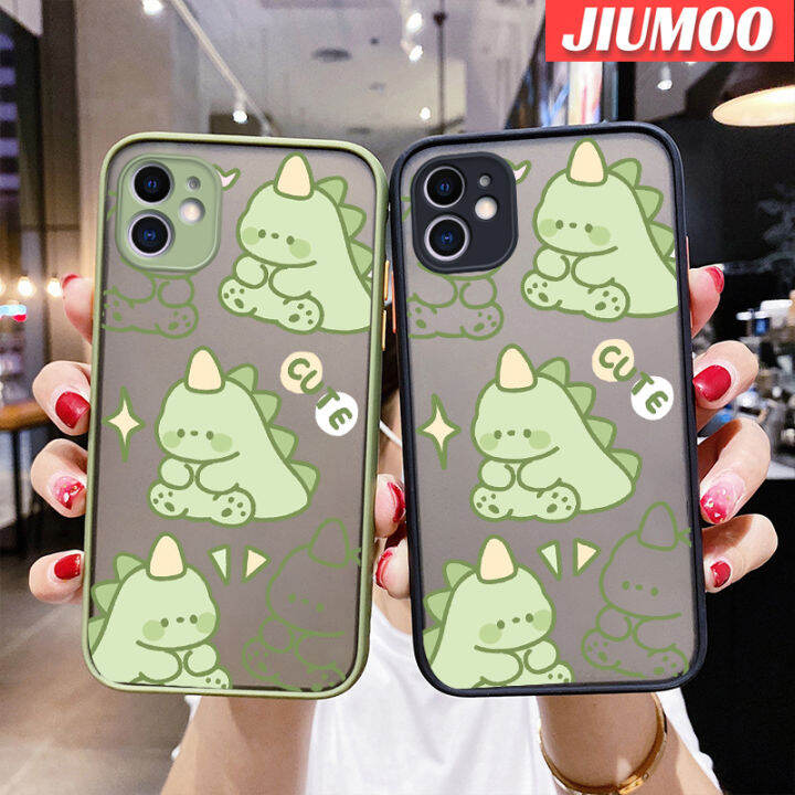 เคส-jiumoo-สำหรับ-xiaomi-redmi-8-8a-8a-pro-เคสลายการ์ตูนไดโนเสาร์เนื้อแข็งกันกระแทกลายขอบซิลิโคนเคสนิ่มใส่โทรศัพท์คลุมทั้งหมดเคสป้องกันเลนส์กล้อง