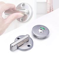 Universal Privacy WC Latch Indicator Bolt Vacant Engaged Door Lock Toilet Shower Cubicles Bathroom Indicator Bolt