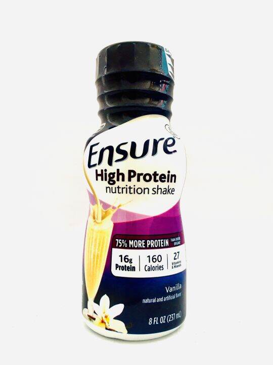 Ensure High Protein Nutrition Shake Vanilla 8 Oz (237 mL) Expiry date 1