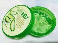 Aloe vera soothing gel 98% by simu 300 g. เจลว่านหางจระเข้? ใครที่มีปัญหาหน้าแพ้สเตียรอยด์ สิวอักเสบ สิวผด ริ้วรอย ผิวแห้งกร้าน หน้าหมองคล้ำ- 50