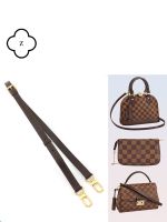 be applicable Retrofit sauce is applicable to lv speedy checkerboard bag strap shoulder strap accessories to replace alma mahjong bag genuine leather shoulder strap