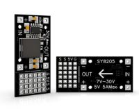 DC-DC 7V-24V to 5V 5A Servo Driver Step-down Module SY8205 MP2482 6 channel Servo Power Driver Board For Arduino Raspberry Pi