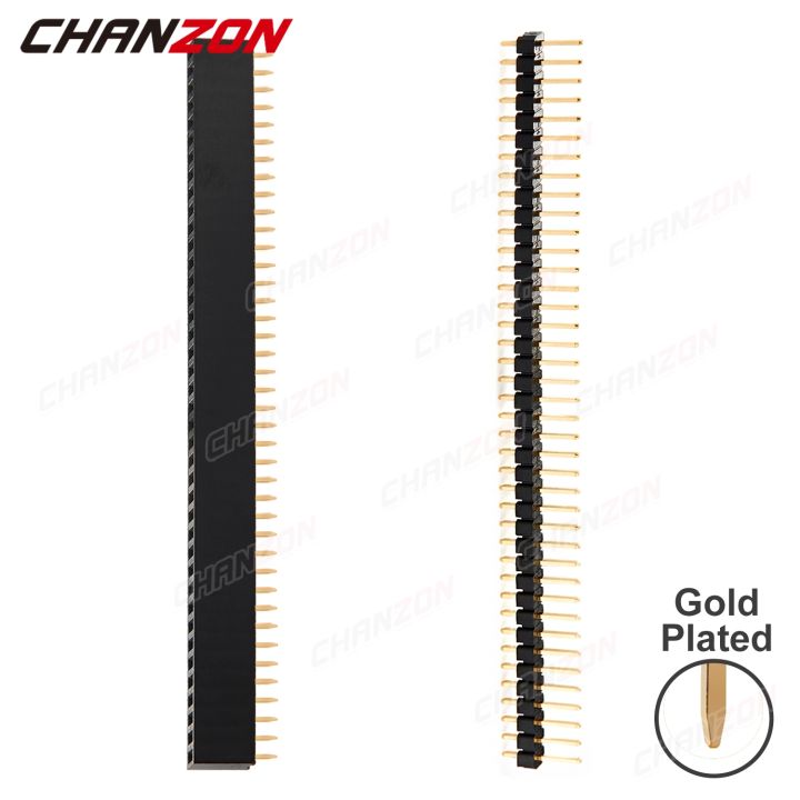 male-female-single-row-40-pin-header-2-54mm-gold-plated-breakable-extension-connector-strip-for-arduino-pcb-socket-raspberry
