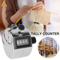 Hand Tally Counter Clicker Tally Counter 4-Digit Palm Click Counter Manual Mechanical Handheld Clicker Counter With Finger Ring For School Golf Knitting Row Crochet