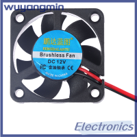 Wuyangmin พัดลม3d 2ขา40X40X10มม. การ์ดจอ DC 5V / 12V / 24V