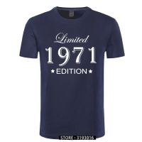 Made In 1971 T Shirt For Men Limited Edition T Shirts 1971 Birthday Short Sleeve Funny T Shirts