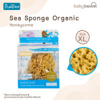 ฟองน้ำอาบน้ำแบบธรรมชาติสำหรับเด็ก Punapena Sea Sponge Honeycomb Organic - XL จาก Punapena