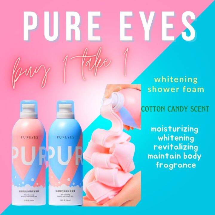 ORIGINAL PUREYES SHOWER GEL MOISTURIZING AND REFRESHING BUBBLE SPA