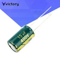 10PCS Aluminum Electrolytic Capacitor 400V / 15 UF 400V 15UF Electrolytic Kapasitor Size 10*17 10×13 13*17 8×16MM