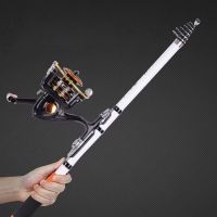 ETXCarbon Fiber Fishing Pole Mini Telescopic Fishing Rod Rotatable Ultra-light Ultra Hard Outdoor Accessories for Stream Freshwater