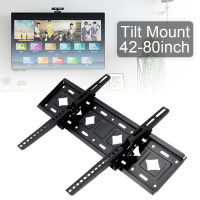 C53 Double Load-Bearing 75KG Adjustable TV Wall Mount Bracket Flat Panel TV Frame Support 15 Degrees Tilt With Level For Most 42- 80 Inch LED Monitor