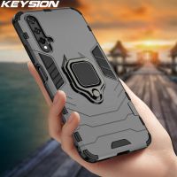 BGF KEYSION เคสกันกระแทกสำหรับ Huawei Nova 5T Y6s P40 Y9s ไลท์ P30โปรเคสโทรศัพท์หลังแบบแม่เหล็ก P20สำหรับ Honor Play 3 V20 V30 Pro