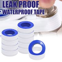 10 Pack 0.66" x 393 Inch Flex Seal Tape Leakproof Waterproof Plumbers Tape Seal Tape Thread Tape PTFE Pipe Slealant Adhesives  Tape