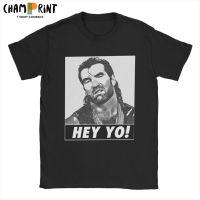 เสื้อยืดเข้ารูป Rip Razor Ramon Hey Yo เสื้อยืด Voor Mannen Puur Katoen Grappige เสื้อยืด Ronde Kraag Worstelen Legend T