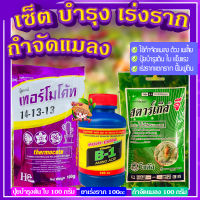 เซ็ต บำรุง+เร่งราก+แมลง ? เทอร์โมโค้ท+น้ำยาเร่งรากB-1+สตาร์เกิลจี ปุ๋ยบำรุงต้น ใบ เร่งราก กำจัดแมลง ด้วยเพลี้ย พืชทุกชนิด?