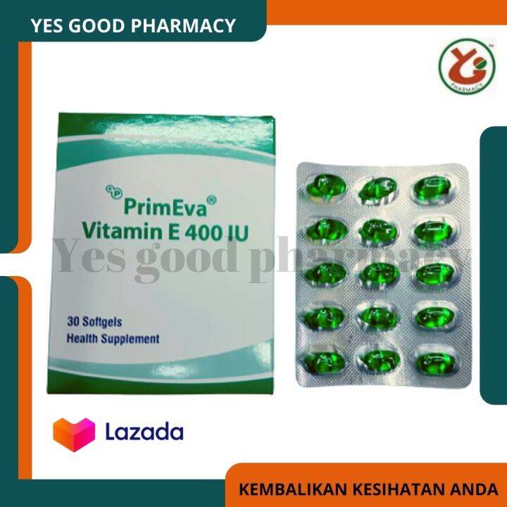 PrimEva Vitamin E 400 IU Lazada