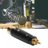 LZ1171G RCA ตัวผู้เป็น XLR สายเคลือบทองเครื่องเสียงอะแดปเตอร์ตัวเมียเชื่อมต่อสำหรับไมโครโฟนมิกเซอร์