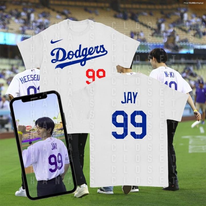 ENHYPEN DODGERS SHIRT! #enhypen #enhypendodgers #jake #heeseung #jungw