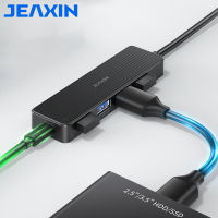 Jeaxin 3.0 USB Hub 4 Ports Adapter Type A Splitter Multi USB Port Expander with Micro USB for PC Computer Accessories