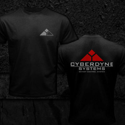 Terminator Shirt Cyberdyne Systems Skynet Control System Front Double Side 2019 New Fashion Men Short Sleeve Print Cool T Shirt 【Size S-4XL-5XL-6XL】