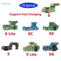 1PCS USB Charging Port Connector ชิ้นส่วนบอร์ด Flex Cable สําหรับ HuaWei Honor 8X 8C 8 9 Lite 9A Flex Cable Replacement Part