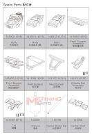 MJX Hyper Go รถ RC ชิ้นส่วนรีโมทควบคุม14209 14210ดัดแปลงอุปกรณ์เสริมแบตเตอรี่ที่แตกต่างกันดูดซับแรงกระแทก