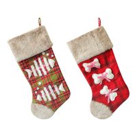 Christmas Decorations Stockings Durable Fabric Stockings Christmas Party Festive Decor Socks Tights