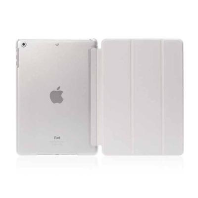 Case cool cool Case iPadAir2 iPadair2Case เคสไอแพดแอร์ 2 iPad Air 2 Magnet Transparent Back case (White/สีขาว)