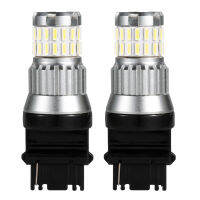 ไฟถอยหลัง LED 36SMD ปลั๊กแอนด์เพลย์กันน้ำสำหรับเปลี่ยนรถยนต์ T25 1คู่ P27 3157/7W ไฟเบรคอัตโนมัติกันน้ำสำหรับรถยนต์