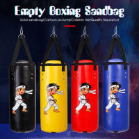 Empty Boxing Sandbag Home Fitness Hook Hanging Kick Punching Bag Boxing Training Fight Karate Punch Muay Thai Sand Bag for Kids