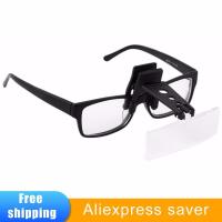 【HOT】 yiyin2068 Folding Eyeglass Clip On Magnifying Lens Flip Loupe Glass Style Handsfree Precise Magnifier Glasses Magnifiers