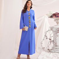 Caftan marocain ramadan Eid djellaba ผู้หญิง Arabian ชุดราตรีอิสลามมุสลิมชุด hooded abaya ดูไบซาอุดีอาระเบีย Kaftan jeนามา