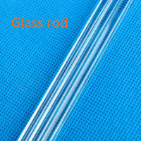 5Pcs 6X300Mm Glass Stirring Rod Glass Stirrer Glass Rod นมชากาแฟค็อกเทล Stirrer